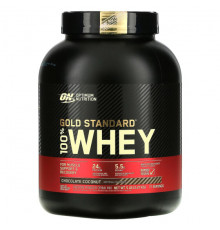 Optimum Nutrition, Gold Standard, 100 % Whey, банан с клубникой, 907 г (2 фунта)