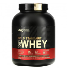 Optimum Nutrition, Gold Standard, 100 % Whey, банан с клубникой, 907 г (2 фунта)