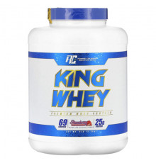 Ronnie Coleman, Signature Series, King Whey, клубничный чизкейк, 2,3 кг (5 фунтов)