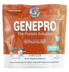 GENEPRO, The Protein Solution + Immunolin, без добавок, 495 г