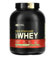 Optimum Nutrition, Gold Standard, 100 % Whey, банан с клубникой, 907 г (2 фунта)