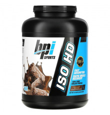 BPI Sports, ISO HD, 100% чистый изолят протеина, со вкусом ванильного печенья, 2170 г (4,8 фунта)