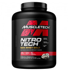 MuscleTech, Performance Series, Nitro Tech, 100% Whey Gold (100% сыворотка), двойной шоколад, 1,02 кг (2,24 фунта)