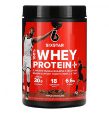 SIXSTAR, 100% Whey Protein Plus, сывороточный протеин, со вкусом печенья с кремом, 839 г (1,85 фунта)