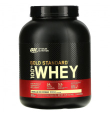 Optimum Nutrition, Gold Standard, 100 % Whey, банан с клубникой, 907 г (2 фунта)