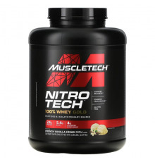 MuscleTech, Performance Series, Nitro Tech, 100% Whey Gold (100% сыворотка), двойной шоколад, 1,02 кг (2,24 фунта)