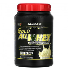 ALLMAX, Gold AllWhey, 100% сывороточный протеин премиального качества, печенье и сливки, 907 г (32 унции)