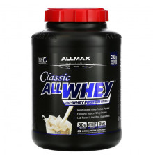 ALLMAX, AllWhey Classic, 100% сывороточный протеин, французская ваниль, 2 фунта (907 г)