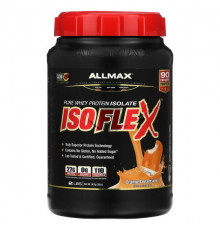 ALLMAX, Isoflex, на 100% чистый изолят сывороточного протеина, со вкусом шоколада с арахисовой пастой, 425 г (0,9 фунта)