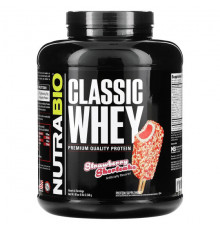 NutraBio, Classic Whey Protein, сливочный ваниль, 907 г (2 фунта)