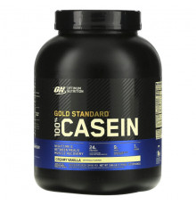 Optimum Nutrition, Gold Standard 100% Casein, казеин со вкусом печенья и сливок, 907 г (2 фунта)