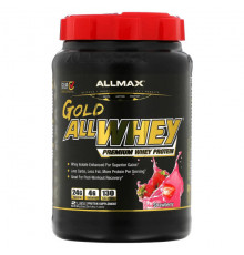 ALLMAX, Gold AllWhey, 100% сывороточный протеин премиального качества, печенье и сливки, 907 г (32 унции)