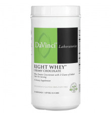 DaVinci Laboratories of Vermont, Right Whey, сливочный шоколад, 1,09 кг (2,4 фунта)