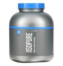 Isopure, протеиновый порошок без углеводов, печенье и сливки, 454 г (1 фунт)