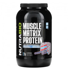 NutraBio, Muscle Matrix Protein, альпийская ваниль, 907 г (2 фунта)