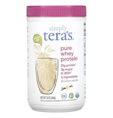 Simply Tera's, Grass Fed, Simply Pure Whey Protein, бурбонская ваниль, 340 г (12 унций)