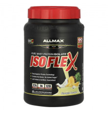 ALLMAX, Isoflex, на 100% чистый изолят сывороточного протеина, со вкусом шоколада с арахисовой пастой, 425 г (0,9 фунта)