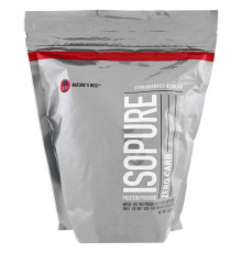 Isopure, Zero Carb, протеиновый порошок, клубника и сливки, 454 г (1 фунт)