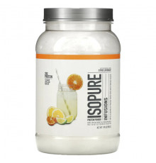 Isopure, Infusions, протеиновый порошок, цитрусовый лимонад, 900 г (1,98 фунта)