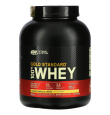 Optimum Nutrition, Gold Standard, 100 % Whey, банан с клубникой, 907 г (2 фунта)