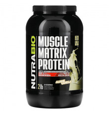 NutraBio, Muscle Matrix Protein, альпийская ваниль, 907 г (2 фунта)