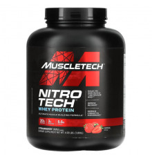 MuscleTech, серия Performance, Nitro Tech, основной источник сывороточных пептидов и изолята, вкус молочного шоколада, 998 г (2,20 фунта)