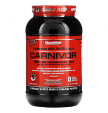 MuscleMeds, Carnivor, биоинженерный изолят говяжьего протеина, печенье и сливки, 1,85 фунта (840 г)