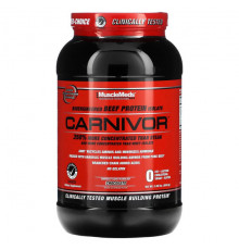 MuscleMeds, Carnivor, биоинженерный изолят говяжьего протеина, печенье и сливки, 1,85 фунта (840 г)