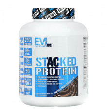 EVLution Nutrition, Stacked Protein, ванильное мороженое, 2268 кг (5 фунтов)