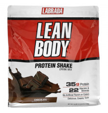 Labrada Nutrition, Lean Body, протеиновый коктейль, заменитель пищи, со вкусом шоколада, 2100 г (4,63 фунта)