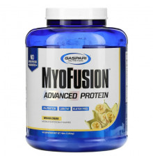 Gaspari Nutrition, MyoFusion Advanced, протеин, печенье и сливки, 1814 г (4 фунта)