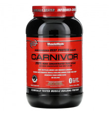 MuscleMeds, Carnivor, биоинженерный изолят говяжьего протеина, печенье и сливки, 1,85 фунта (840 г)