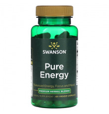 Swanson, Pure Energy, 14 растительных капсул