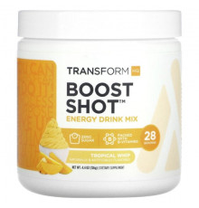 TransformHQ, Boost Shot, смесь для энергетического напитка, голубая малина, 137,2 г (4,8 унции)