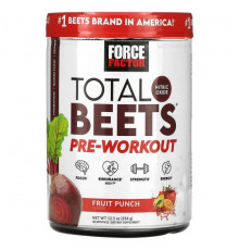 Force Factor, Total Beets, перед тренировкой, фруктовый пунш, 354 г (12,5 унции)