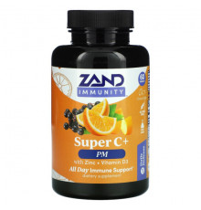 Zand, Immunity, Super C + PM, с цинком / витамином D3, 60 таблеток