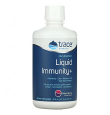 Trace Minerals ®, Быстро впитывающаяся жидкость Immunity +, ягодное ассорти, 887 мл (30 жидк. Унций)