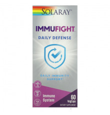 Solaray, ImmuFight, Ежедневная защита, 60 вегетарианских капсул