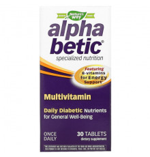 Nature's Way, Alpha Betic, мультивитамины, 30 таблеток