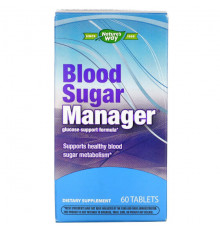 Nature's Way, Blood Sugar Manager, 60 таблеток