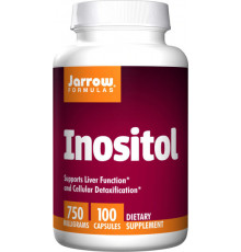 Jarrow Formulas Inositol Инозитол ( Витамин B8) для здоровья печени и детоксикации организма 750 мг 100 капсул