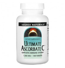 Source Naturals, Ultimate Ascorbate C, 1000 мг, 100 таблеток