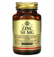 Zinc, 50 mg, 100 Tablets