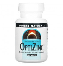 Source Naturals, OptiZinc, 120 таблеток