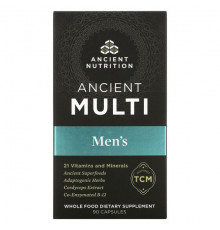 Dr. Axe / Ancient Nutrition, Ancient Multi, для мужчин, 90 капсул