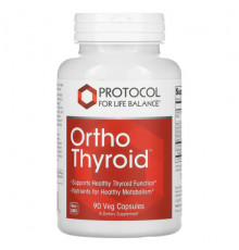 Protocol for Life Balance, Ortho Thyroid, 90 растительных капсул