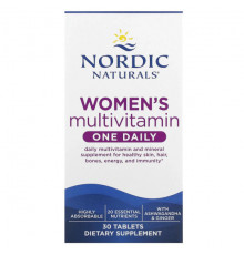 Nordic Naturals, Мультивитамины для женщин, 1 раз в день, 30 таблеток