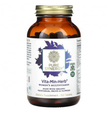 Pure Synergy, Vita-Min-Herb, мультивитамины для женщин, 120 таблеток