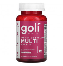 Goli Nutrition, Women's Complete Multi Gummies, 60 Pieces