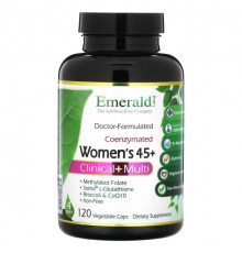 Emerald Laboratories, Для женщин 45+, Clinical + Multi, 120 растительных капсул